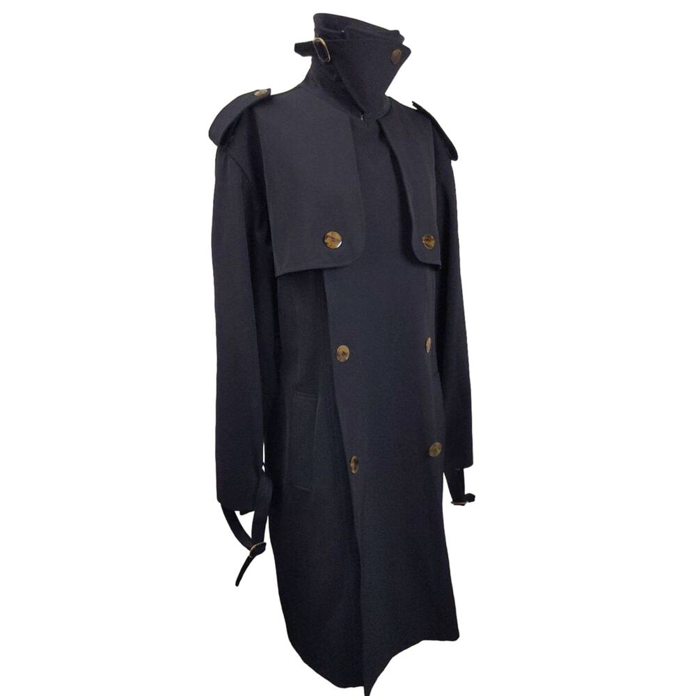 Jean Paul Gaultier Archival Wool Blend Trench Coat Winter 1986 1987 Reedition - Picture 5 of 16